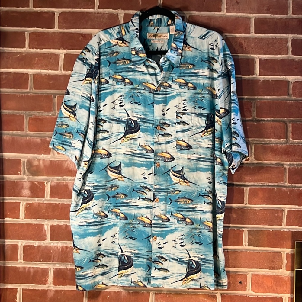 Joe Marlin FISH Shirt, 2X men’s